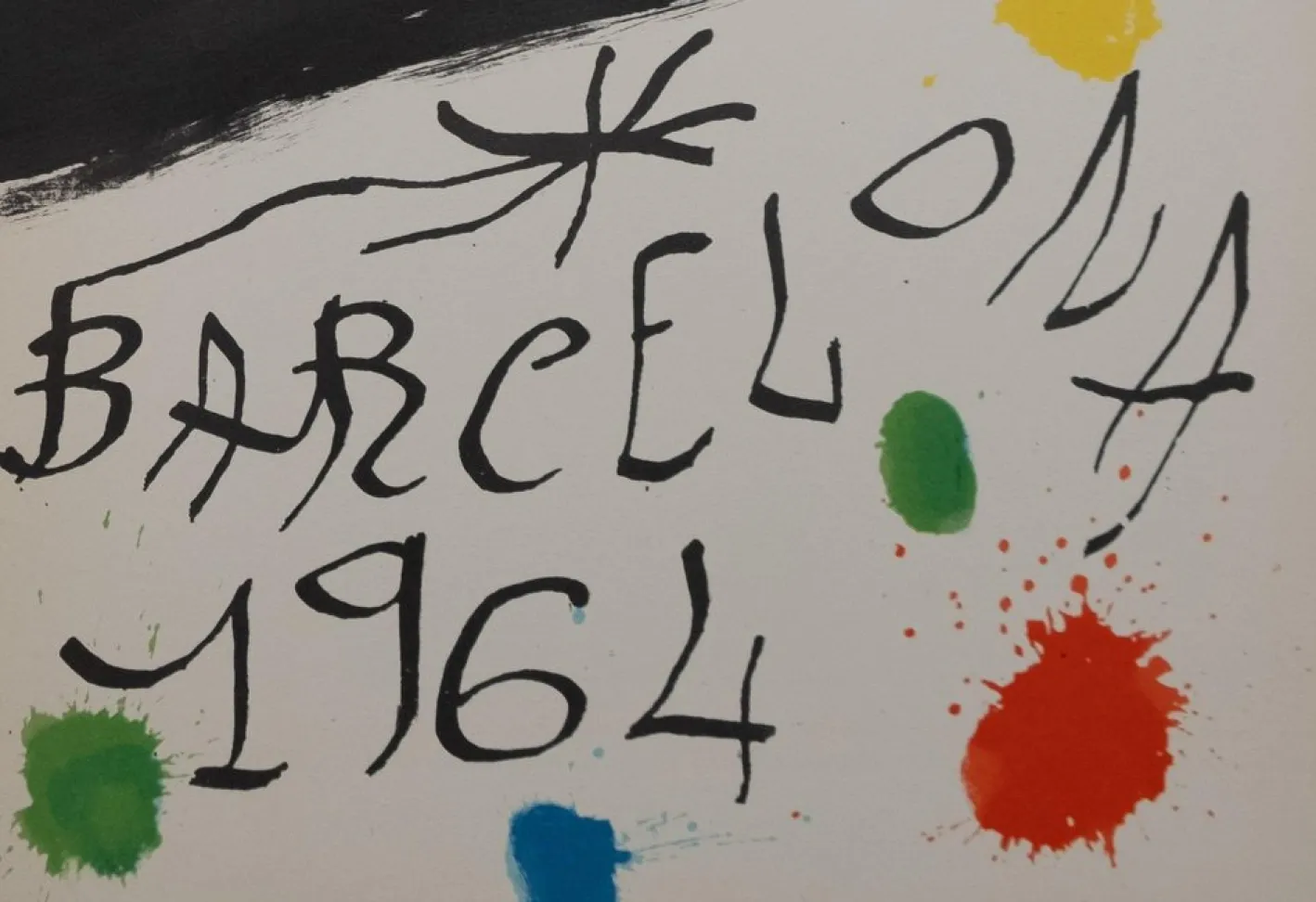 Joan Miro, Barcelona 1964, Lithographie