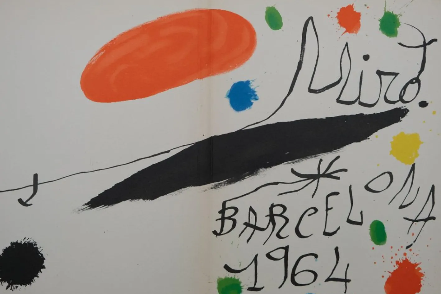 Joan Miro, Barcelona 1964, Lithographie