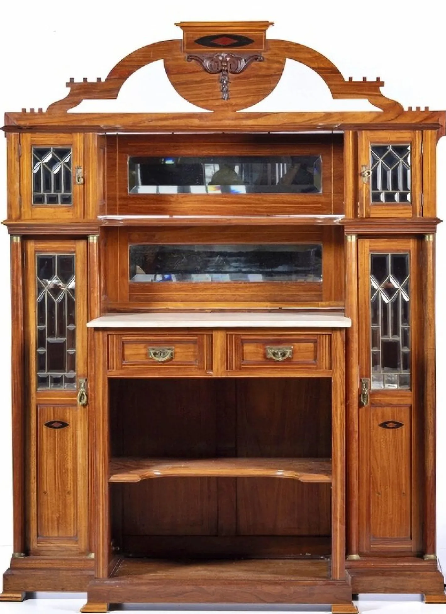 Jugendstil Esszimmermöbel, 1920er, 10 . Set