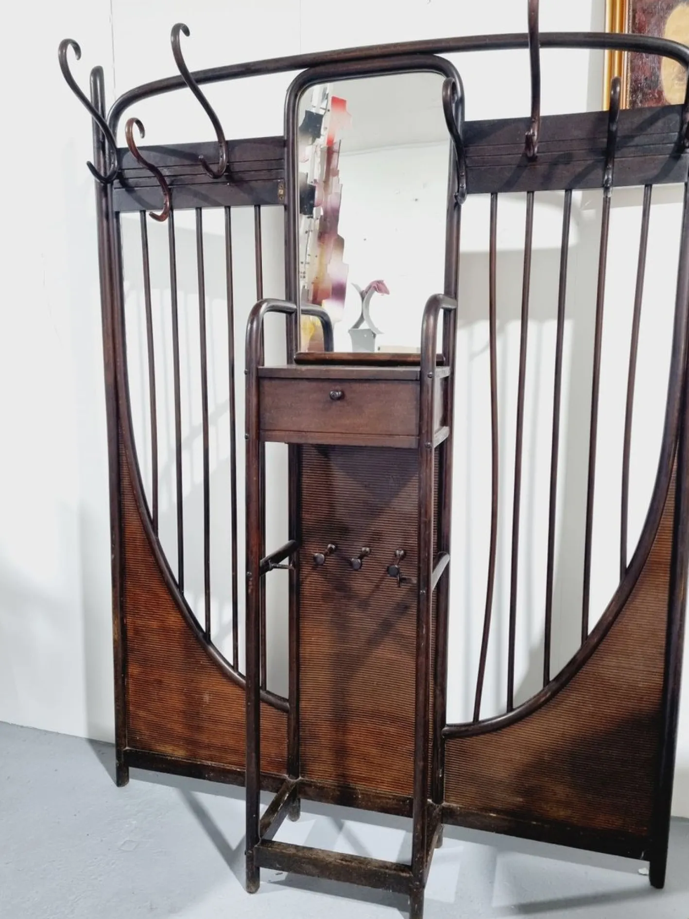 Jugendstil Garderobenständer von Thonet, 1920er