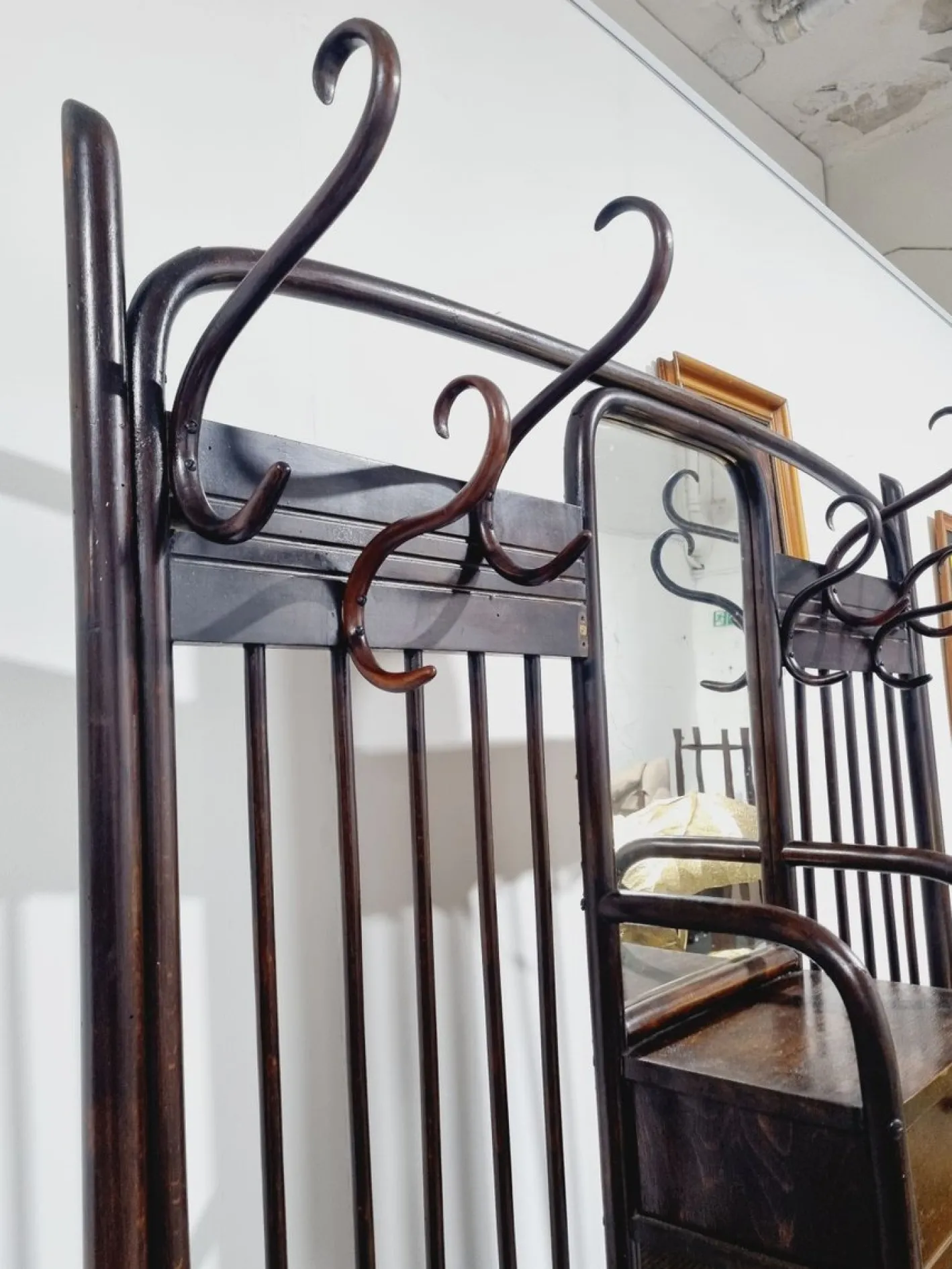 Jugendstil Garderobenständer von Thonet, 1920er