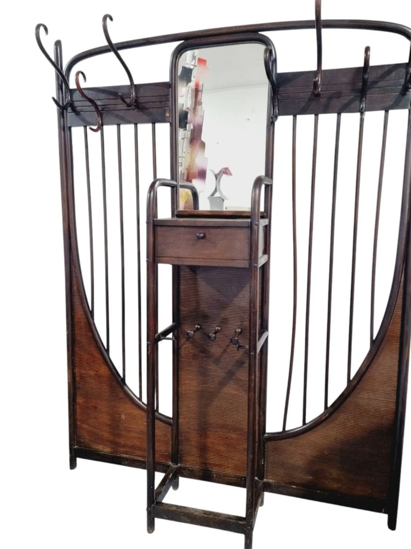Jugendstil Garderobenständer von Thonet, 1920er