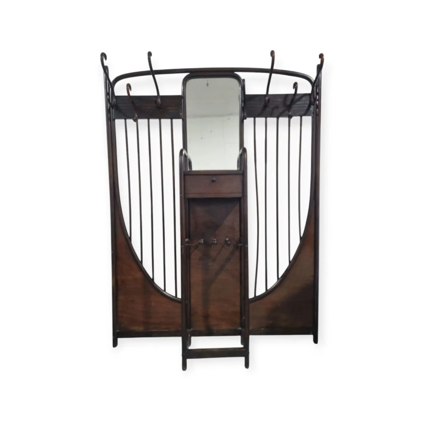 Jugendstil Garderobenständer von Thonet, 1920er