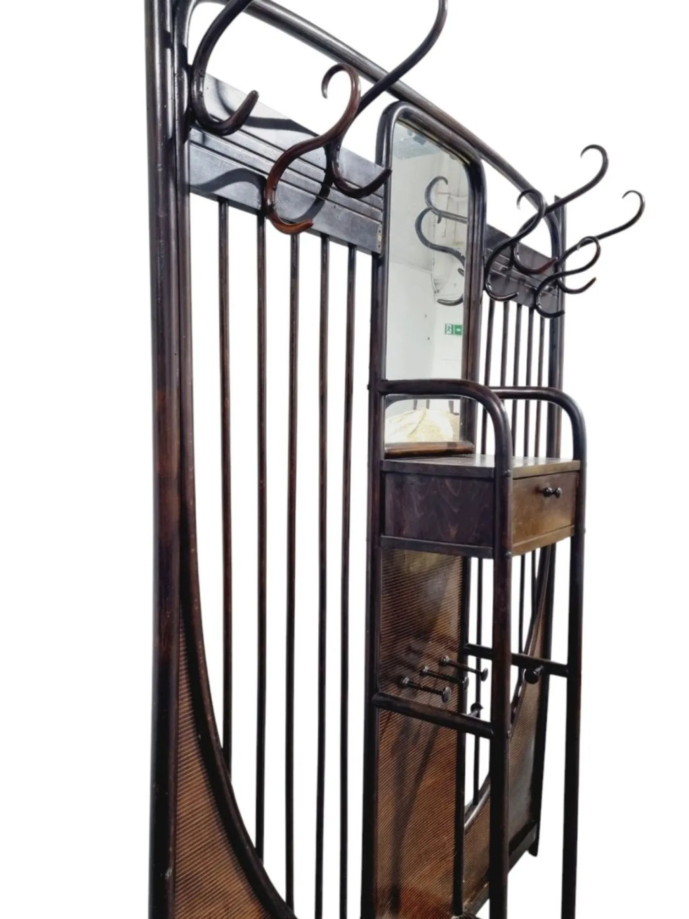 Jugendstil Garderobenständer von Thonet, 1920er