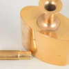 23-Karat vergoldeter Flachmann aus Messing von Pierre Forssell für Skultuna, 1970er