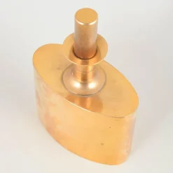 23-Karat vergoldeter Flachmann aus Messing von Pierre Forssell für Skultuna, 1970er