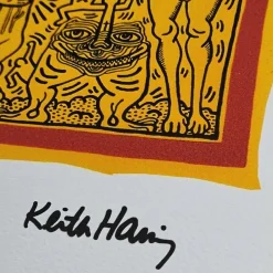 Keith Haring, Figurative Composition, 1990er, Lithografie in limitierter Auflage