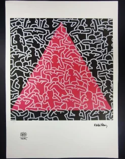 Keith Haring, Figurative Composition, 1990er, Lithografie in limitierter Auflage
