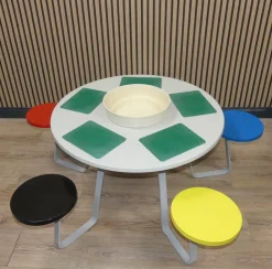 Kindertisch, 1980er