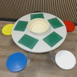Kindertisch, 1980er