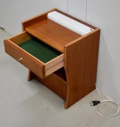 Kleiner Nachttisch aus Teak, 1970er