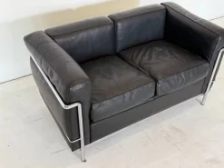 Leather LC 2 Sofa from Cassina