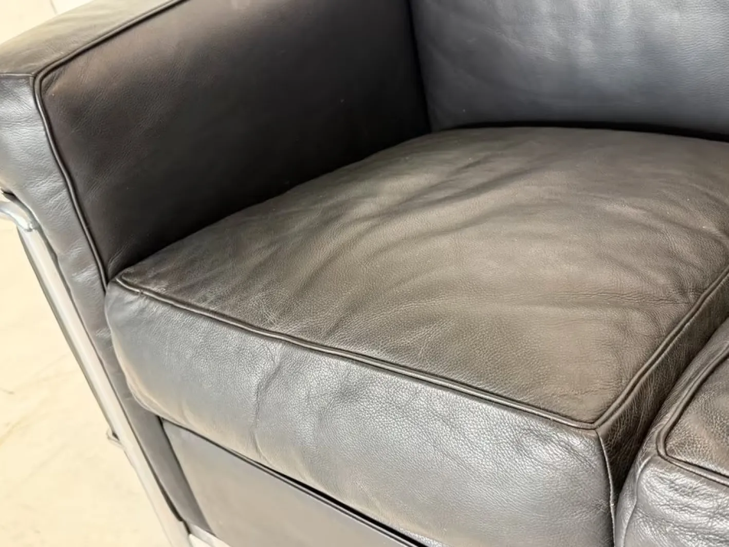 Leather LC 2 Sofa from Cassina