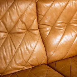 Leder Sofa und Sessel, 4 . Set