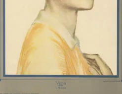 L. Fircsa, Art Deco Portrait of Vera, Lithographie, 1929