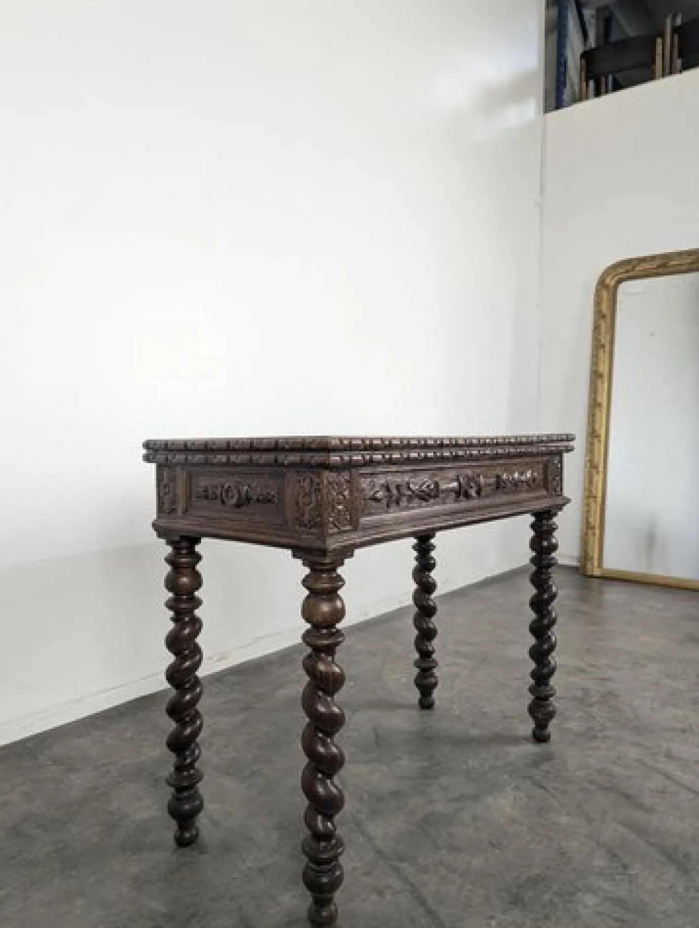 Louis XIII Spieltisch aus Eiche