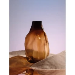 105 LTR Forms 55 Gelbes Dekoratives Objekt aus mundgeblasenem Glas von Vogel Studio