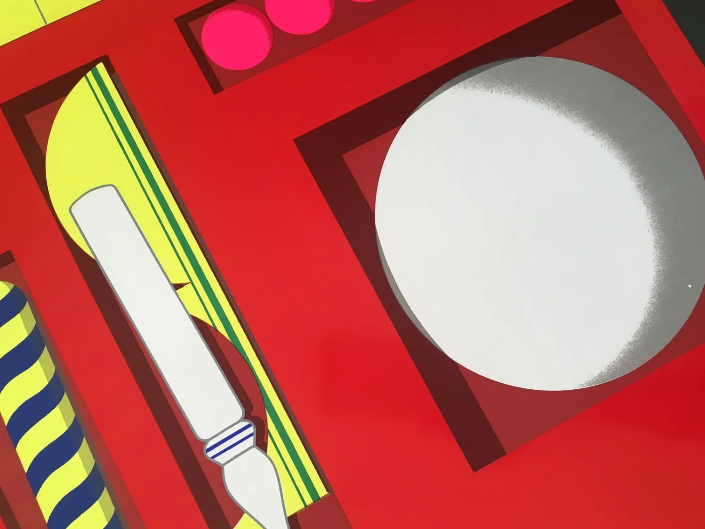 Lucio Del Pezzo, Malibu Project, 1990, Serigraphie