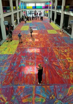 #10 Magic Rug von Peter Halley