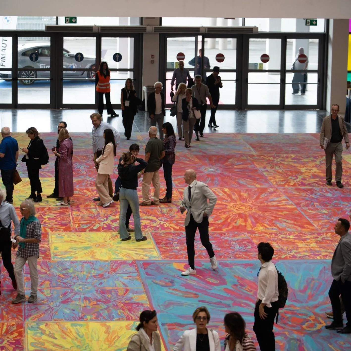 #10 Magic Rug von Peter Halley