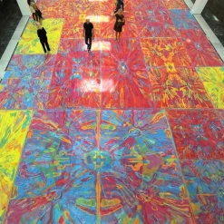 #10 Magic Rug von Peter Halley