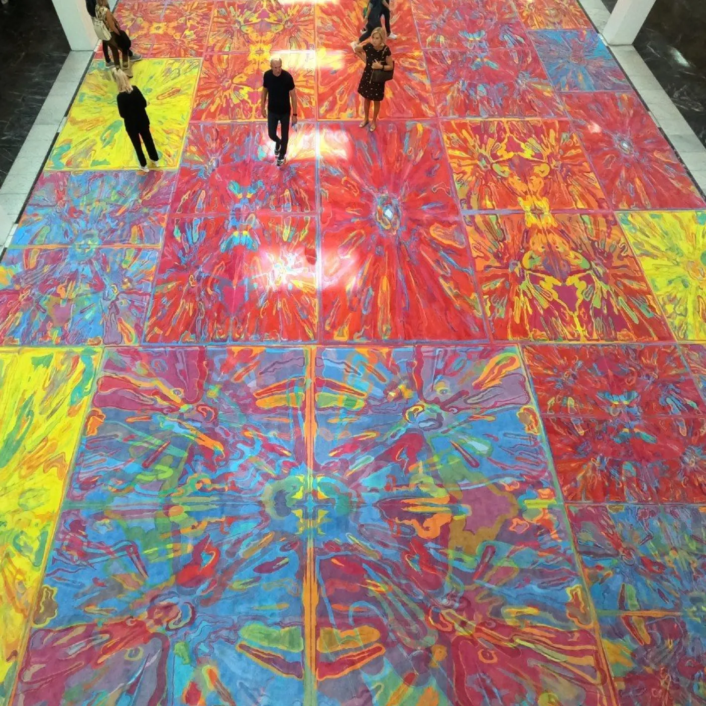 #10 Magic Rug von Peter Halley