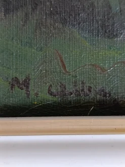 M. Alba, Landschaft, 1931, Ölgemälde auf Leinwand