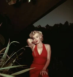 Marilyn Monroe Circa 1954 Silver Gelatin Resin Print Framed in Black by Baron