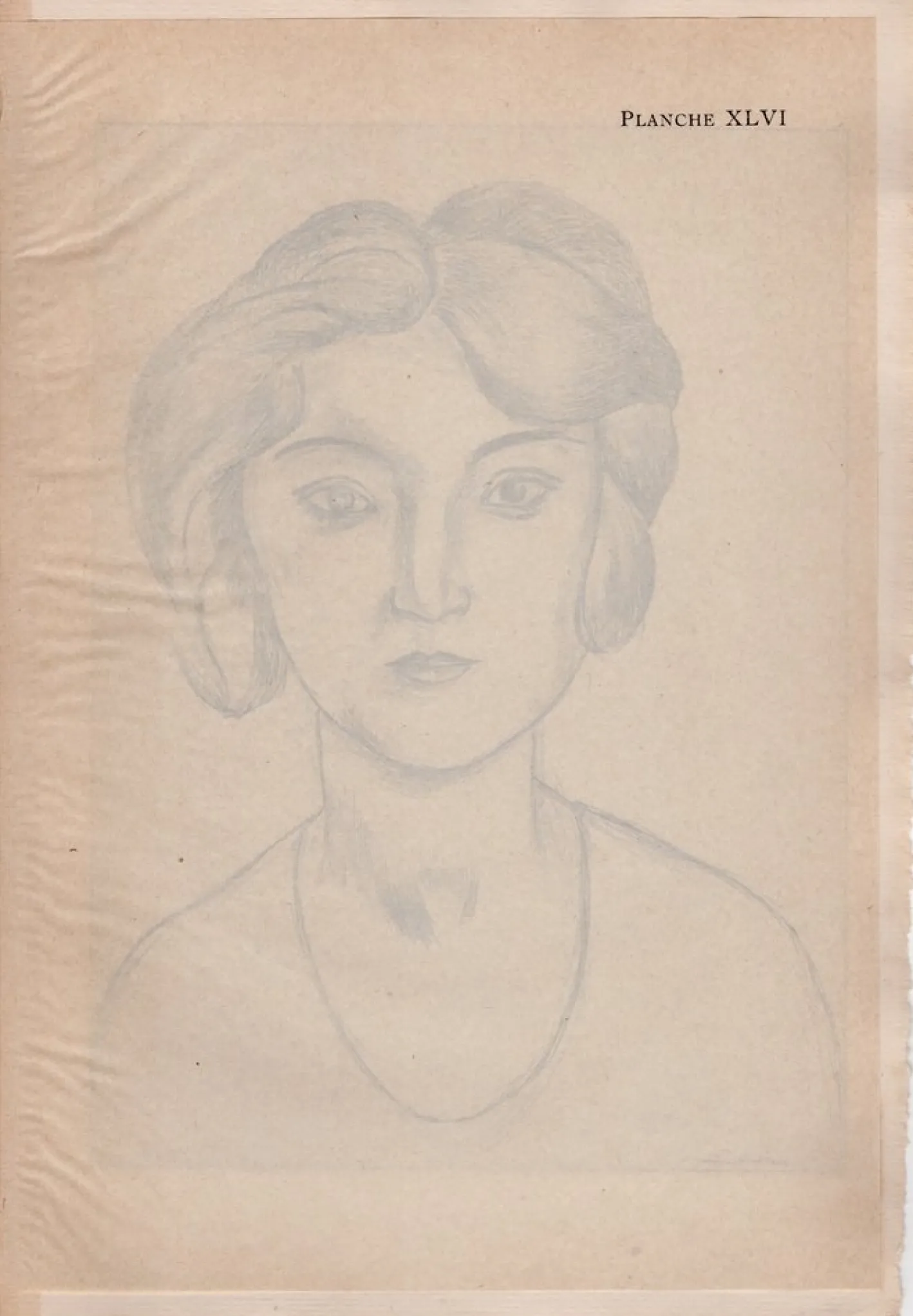 Matisse, Mädchen, Original Lithographie, 1920