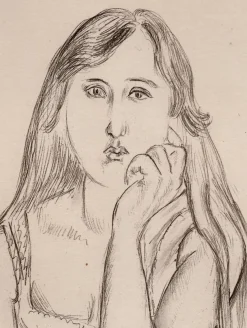 Matisse, Mädchen, Original Lithographie, 1920