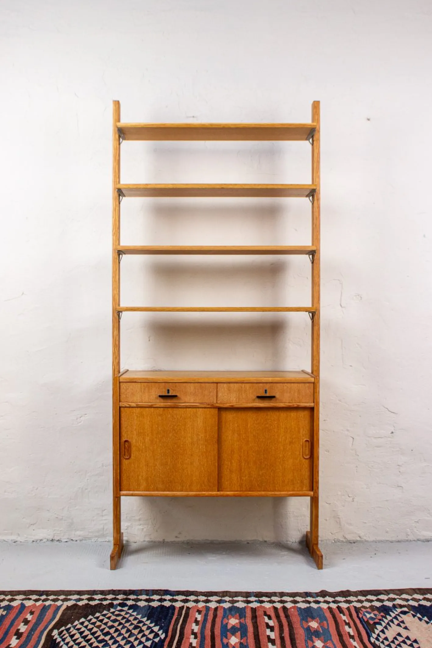 Mid-Century Bücherregal aus Eiche von Ikea, 1960er