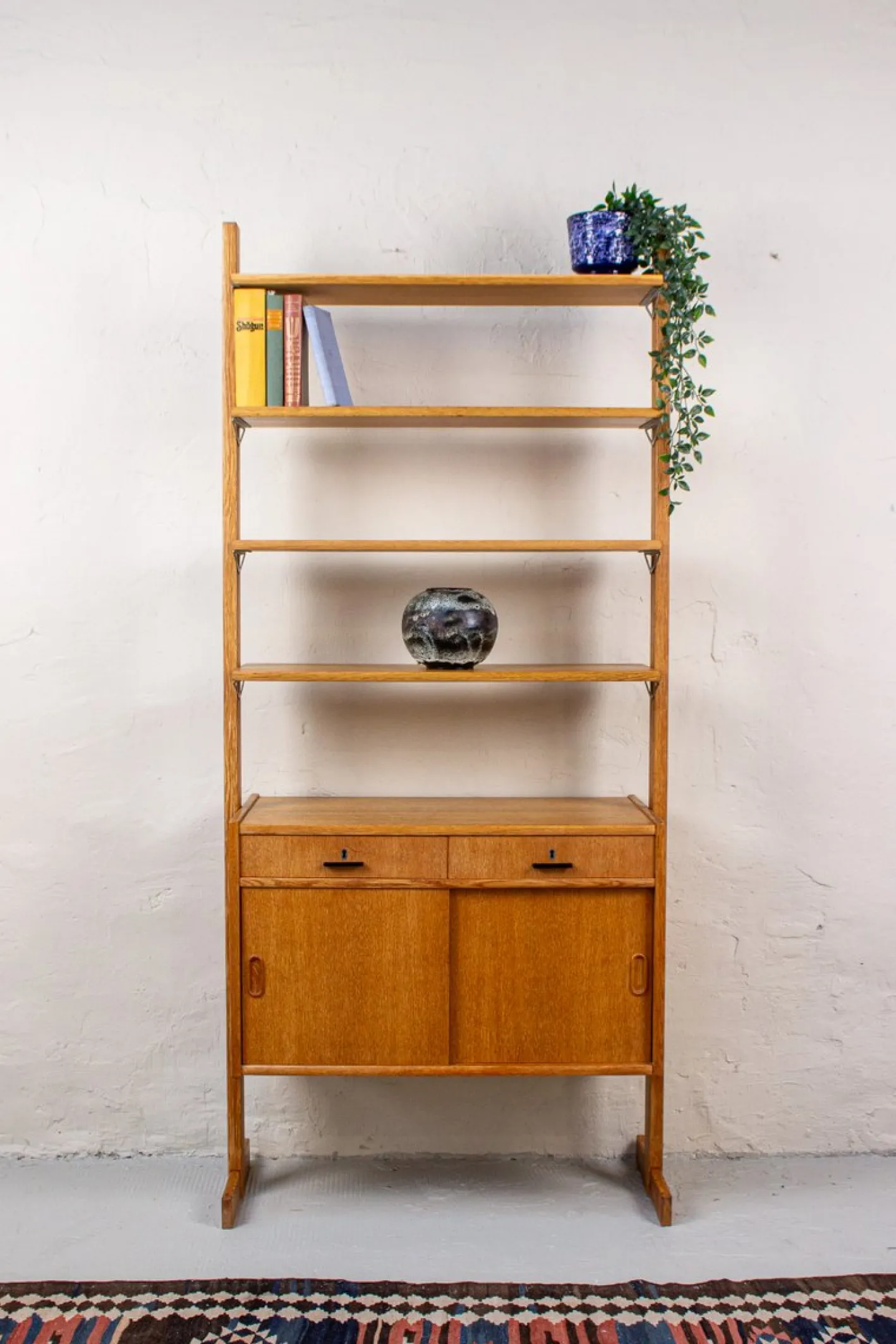 Mid-Century Bücherregal aus Eiche von Ikea, 1960er