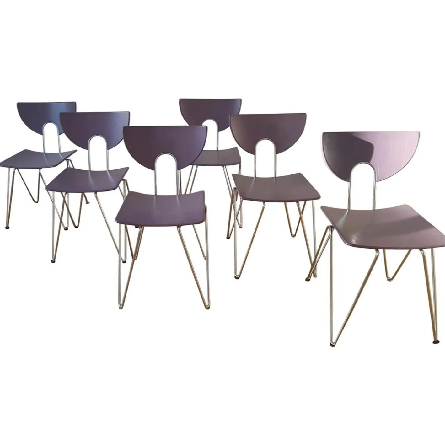 Mikado 1800 Stühle von Walter Leeman für Kusch+Co, 1979, 6er Set