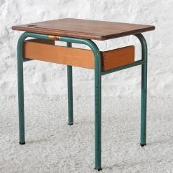 Moderner Mid-Century Schultisch von Stella, Frankreich, 1950er