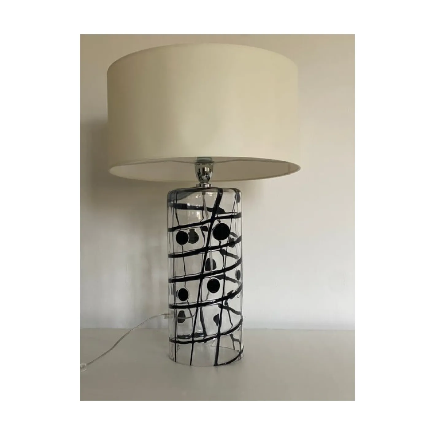 Moderne Tischlampe aus Muranoglas von Simoeng