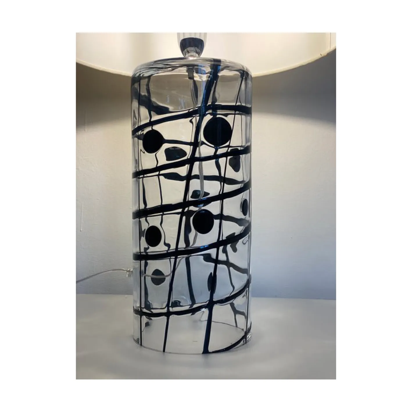 Moderne Tischlampe aus Muranoglas von Simoeng
