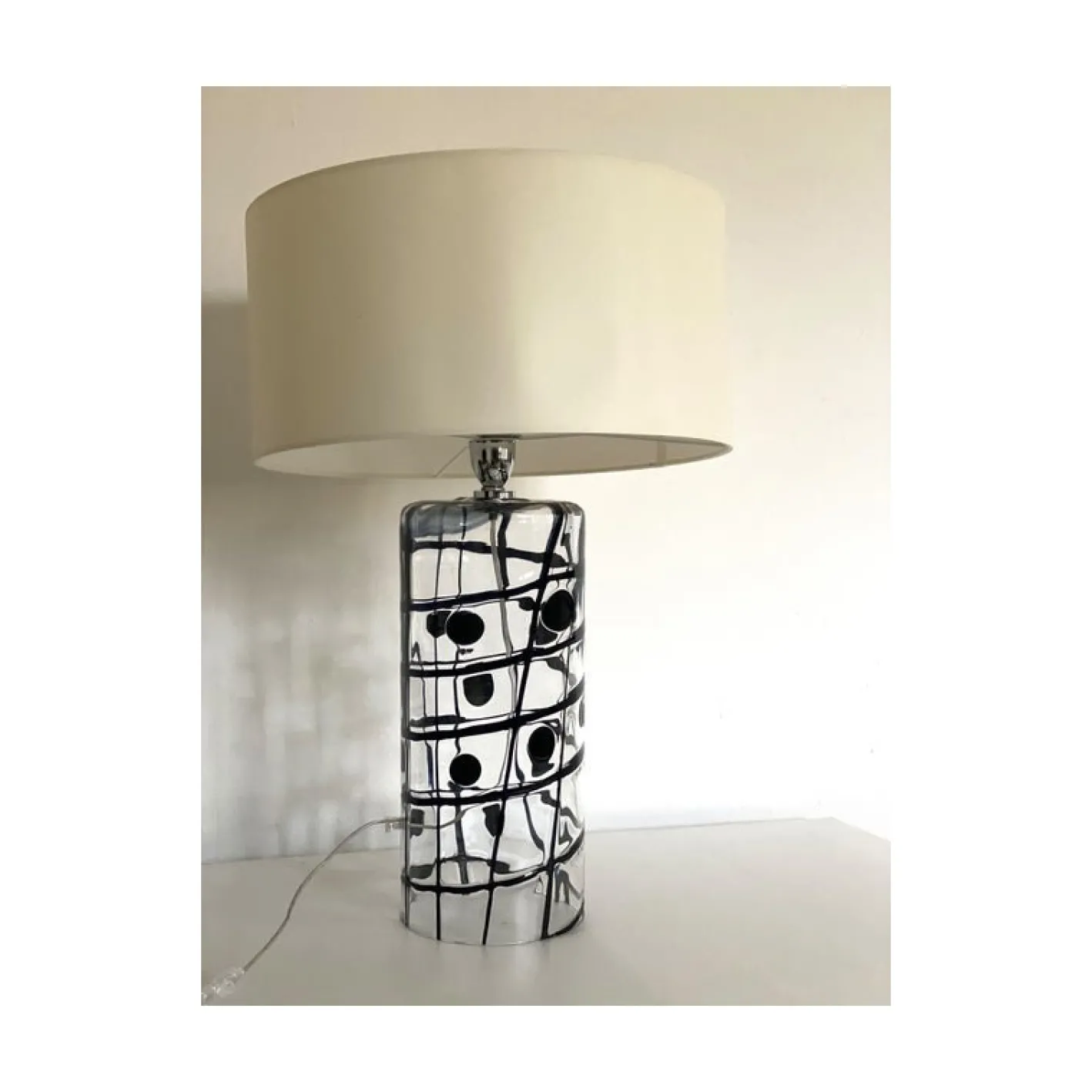Moderne Tischlampe aus Muranoglas von Simoeng