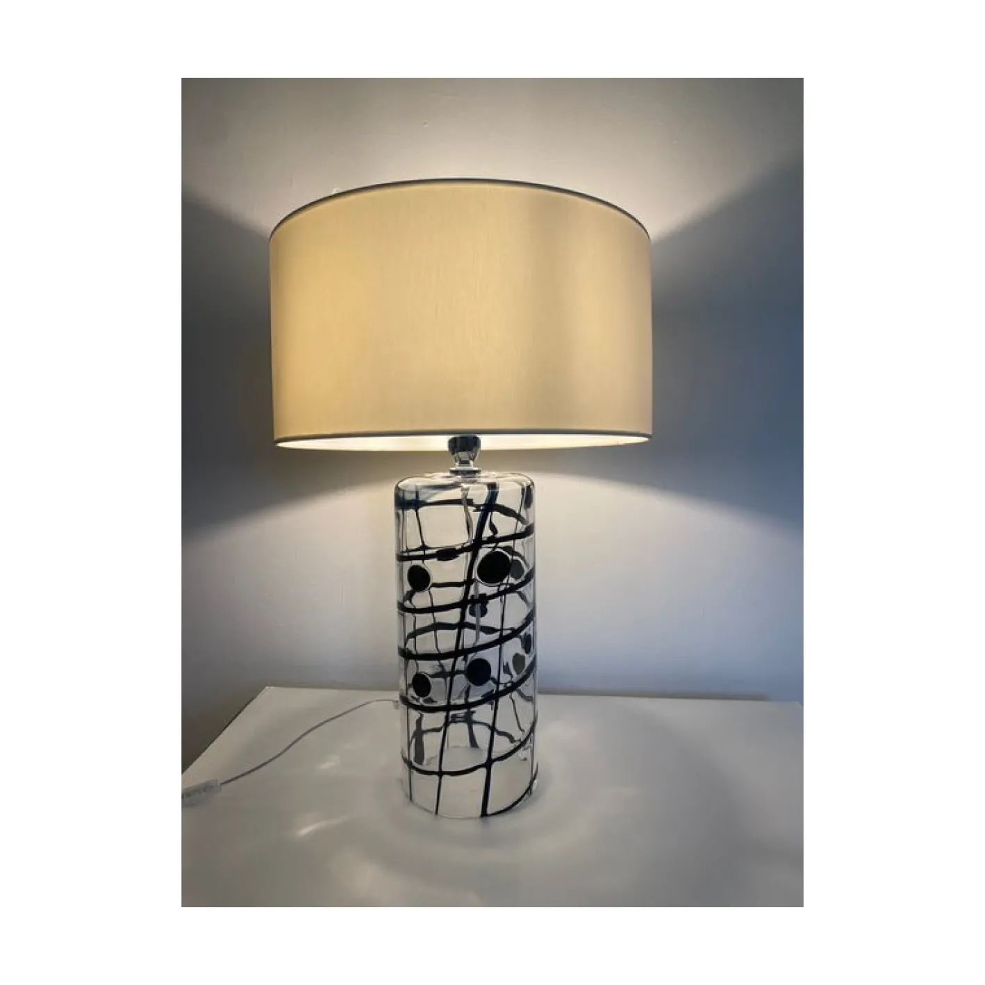 Moderne Tischlampe aus Muranoglas von Simoeng