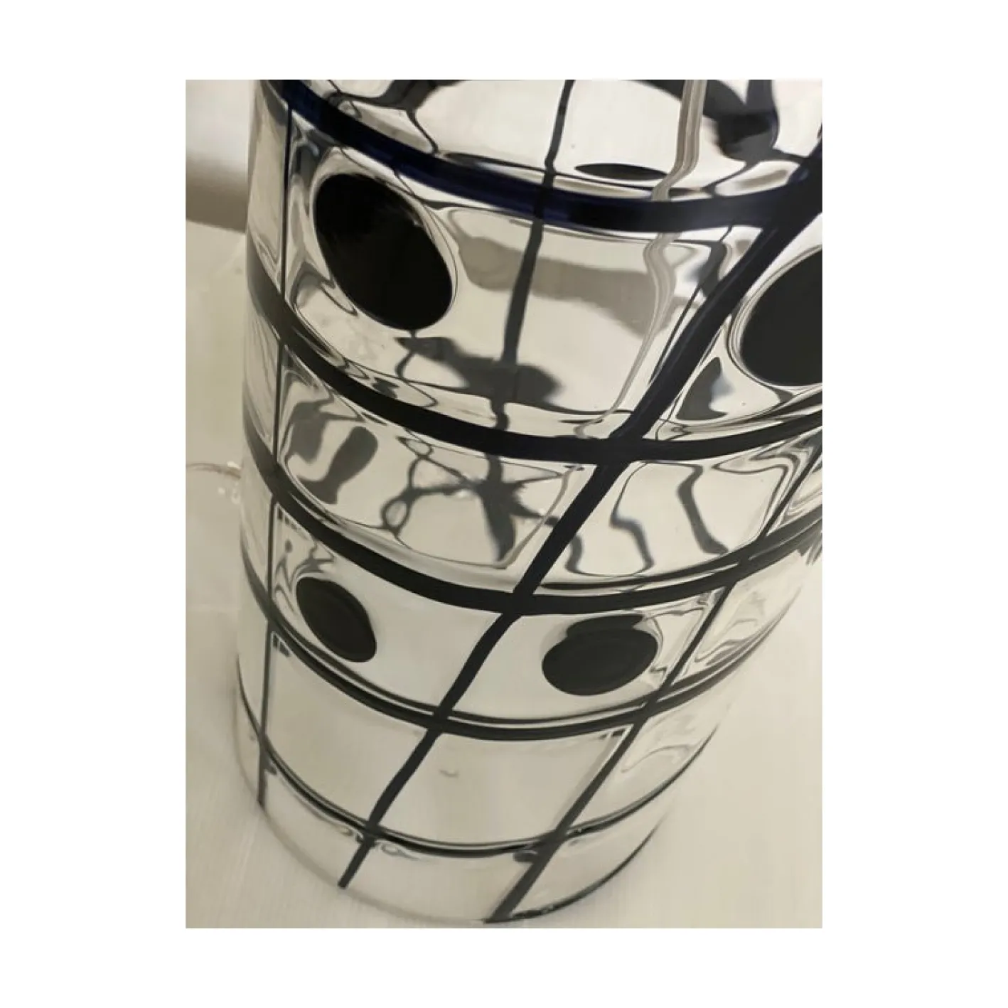 Moderne Tischlampe aus Muranoglas von Simoeng