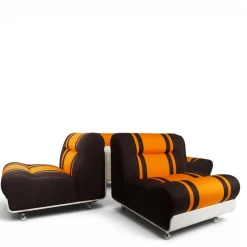 Modulares Space Age Concha 4-Sitzer Sofa von Jo Otterpohl für Cor, 1970, 4er Set