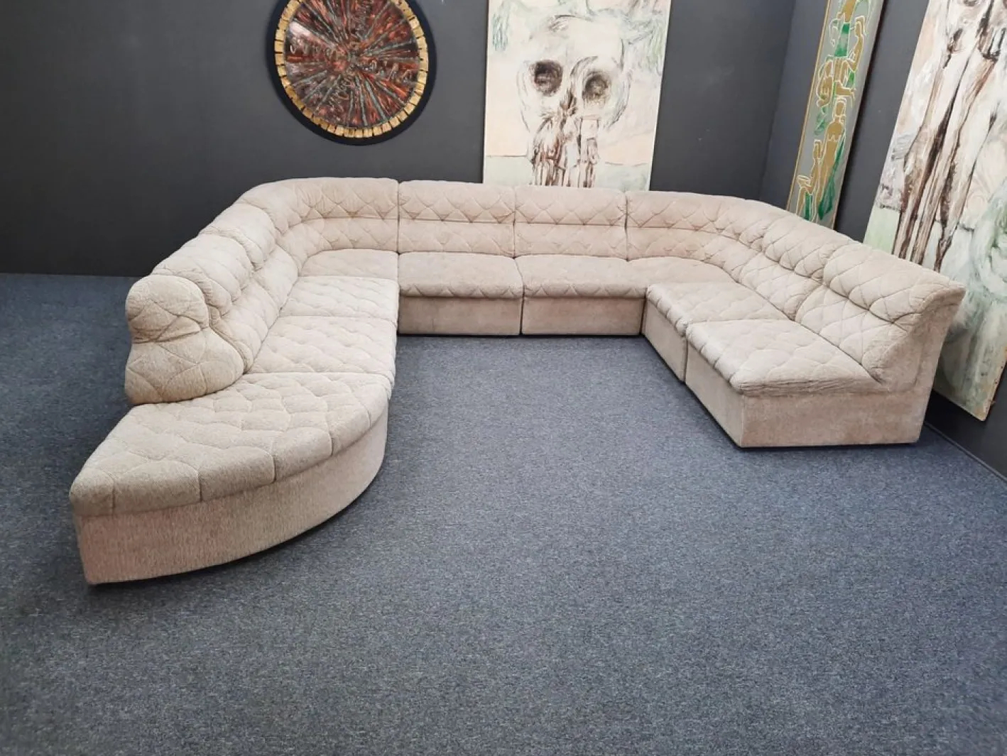 Modulares Space Age Sofa von Laauser, 1970er, 9 . Set
