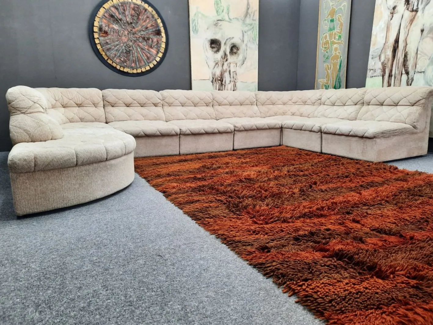 Modulares Space Age Sofa von Laauser, 1970er, 9 . Set