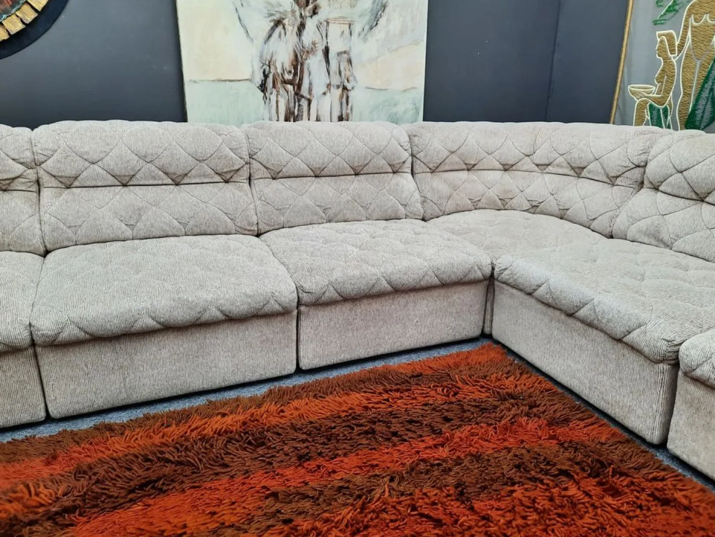 Modulares Space Age Sofa von Laauser, 1970er, 9 . Set
