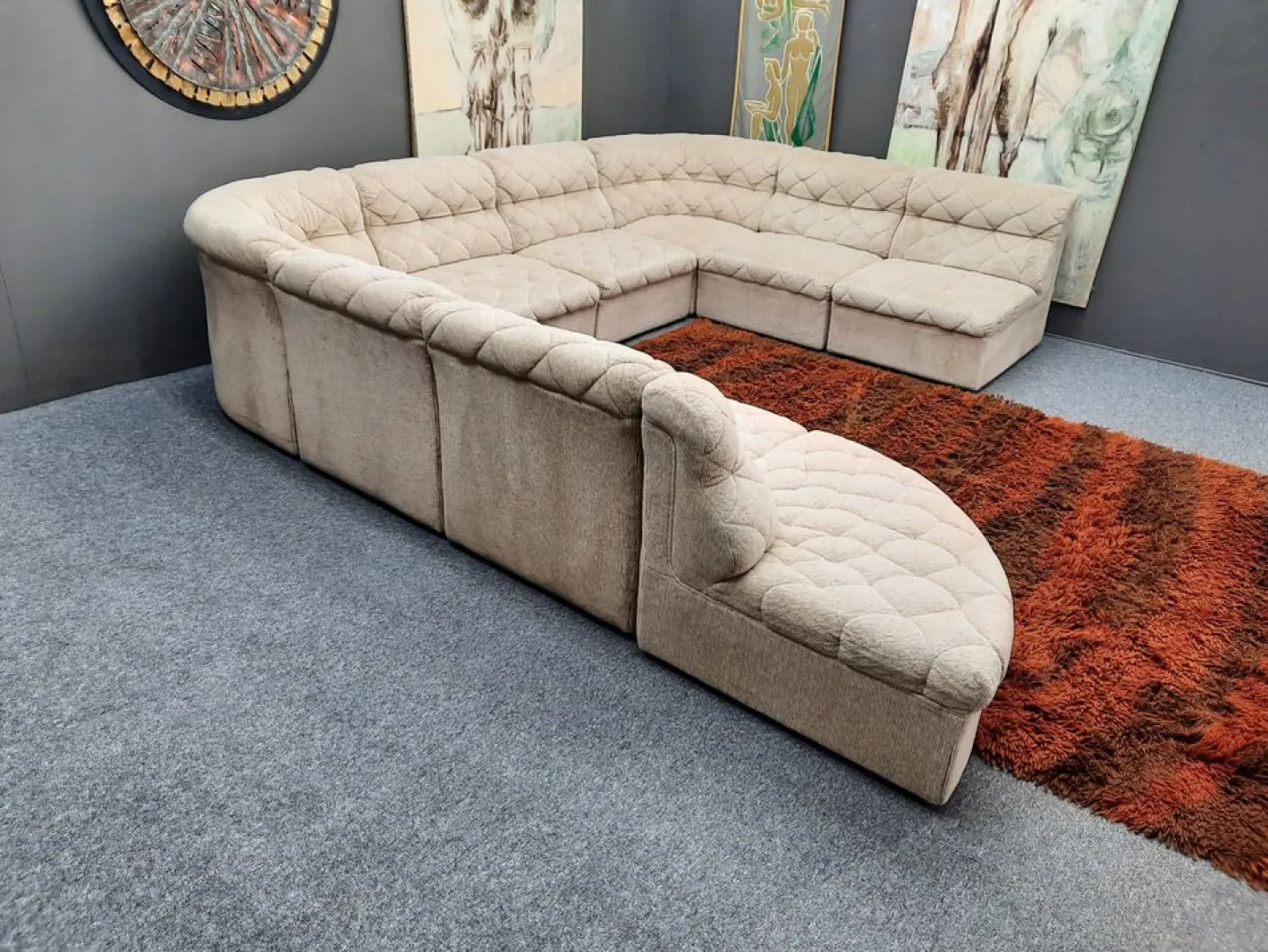 Modulares Space Age Sofa von Laauser, 1970er, 9 . Set