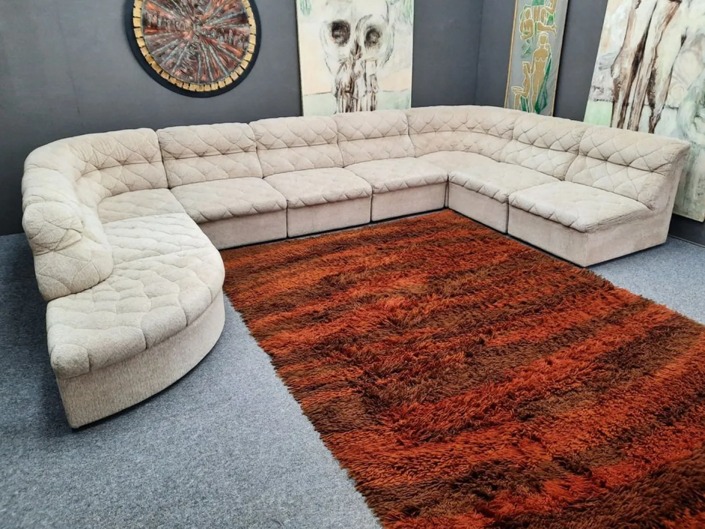 Modulares Space Age Sofa von Laauser, 1970er, 9 . Set