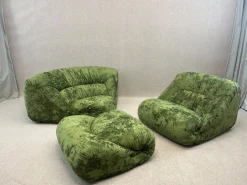 Modulares Vintage Ecksofa von Jean Prevost, 1970, 3er Set