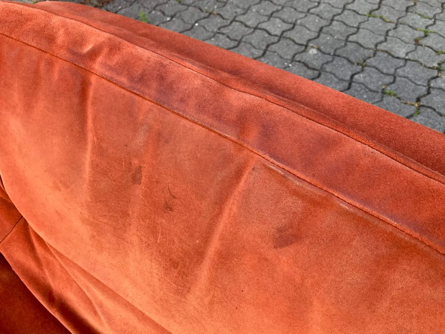 Modulares Vintage Sofa mit Veloursbezug, 1970er, 3er Set