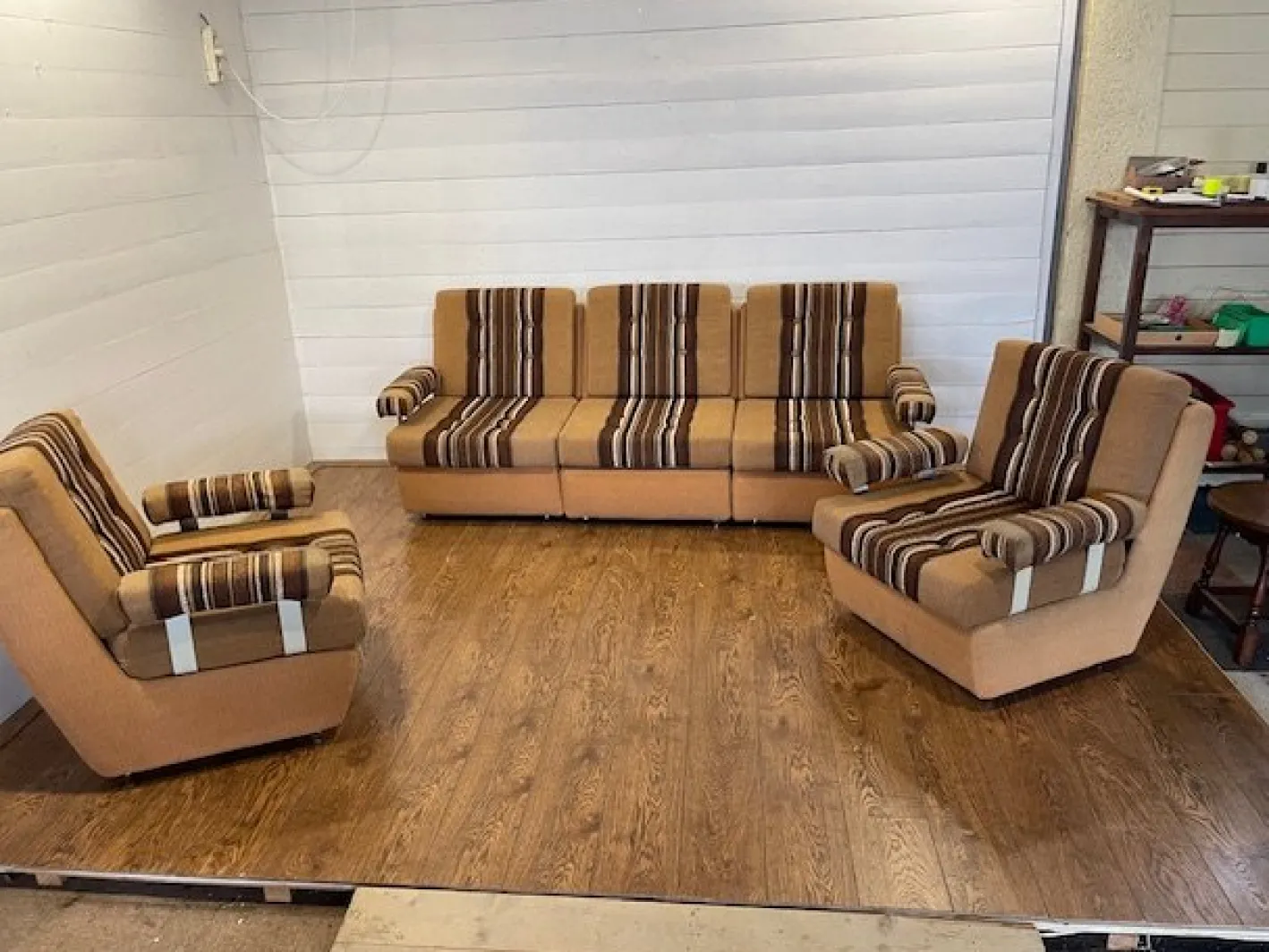 Modulare Vintage Sitzgruppe, 1970, 5er Set