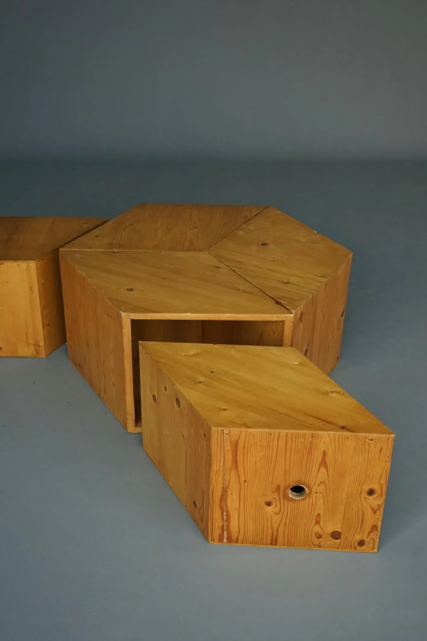 Multifunktionale Kinder Sitzgruppe, 1970er, 5er Set
