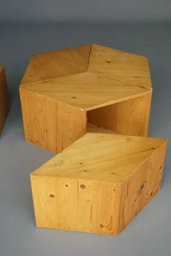 Multifunktionale Kinder Sitzgruppe, 1970er, 5er Set